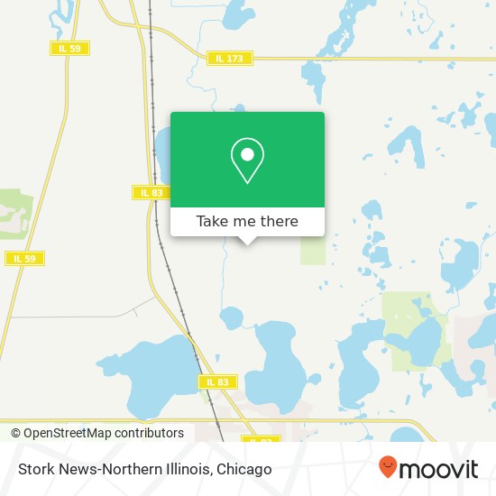 Stork News-Northern Illinois map