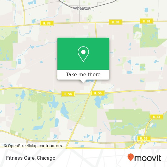 Fitness Cafe map