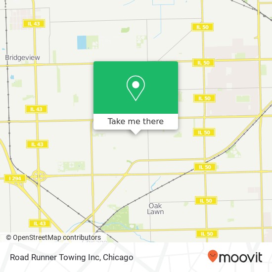 Road Runner Towing Inc map