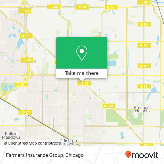 Farmers Insurance Group map