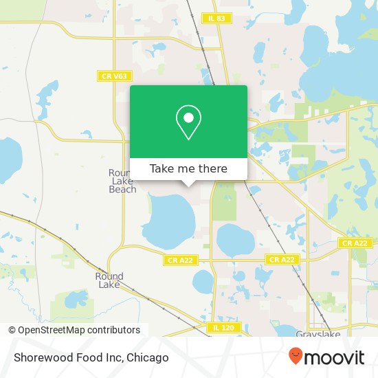 Mapa de Shorewood Food Inc