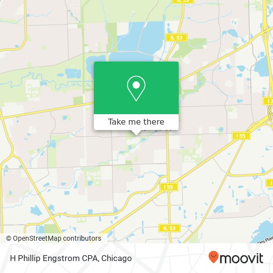 H Phillip Engstrom CPA map