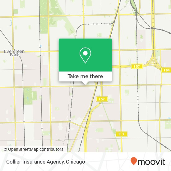 Mapa de Collier Insurance Agency