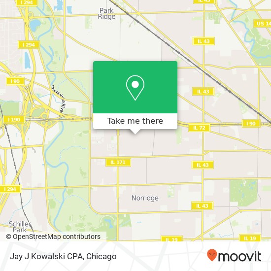 Jay J Kowalski CPA map