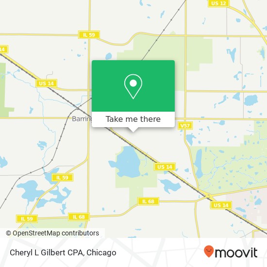 Cheryl L Gilbert CPA map