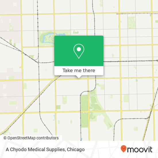 A Chyodo Medical Supplies map