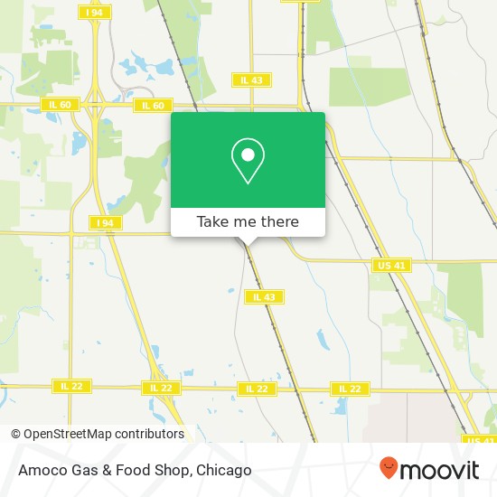 Amoco Gas & Food Shop map