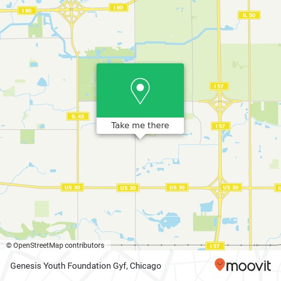 Mapa de Genesis Youth Foundation Gyf