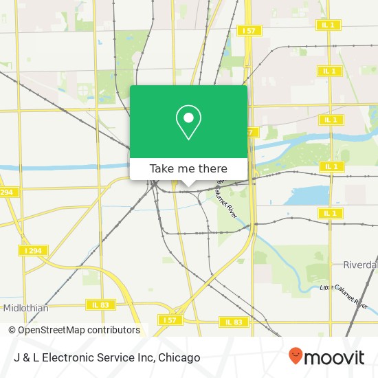 J & L Electronic Service Inc map