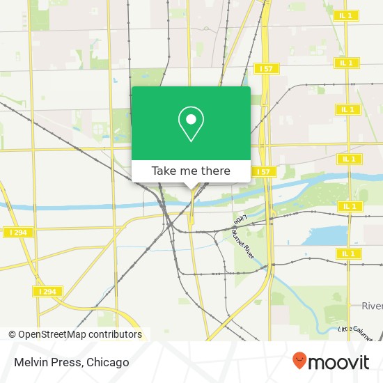 Melvin Press map