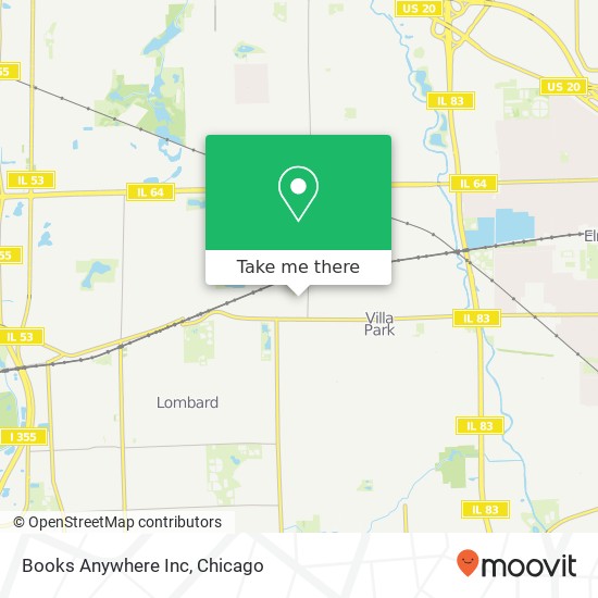 Books Anywhere Inc map