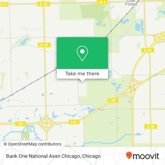 Mapa de Bank One National Assn Chicago