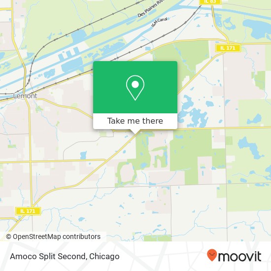 Amoco Split Second map