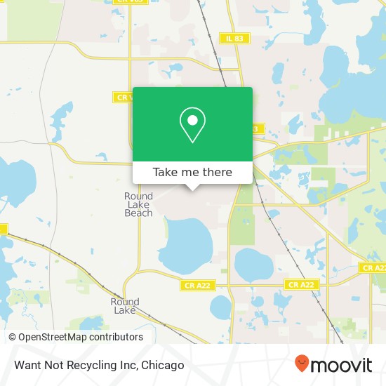 Want Not Recycling Inc map