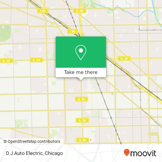 D J Auto Electric map