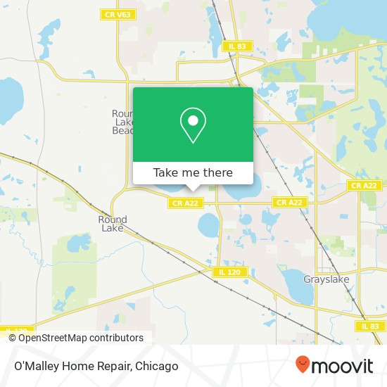 O'Malley Home Repair map