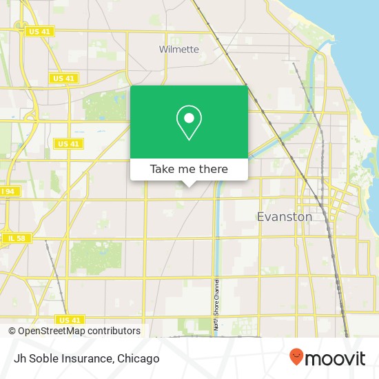 Jh Soble Insurance map