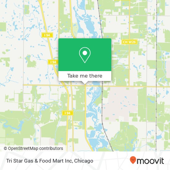 Tri Star Gas & Food Mart Inc map