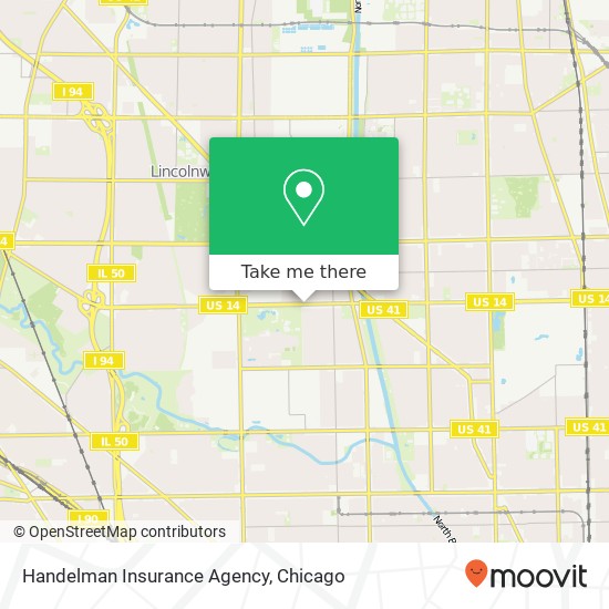 Handelman Insurance Agency map