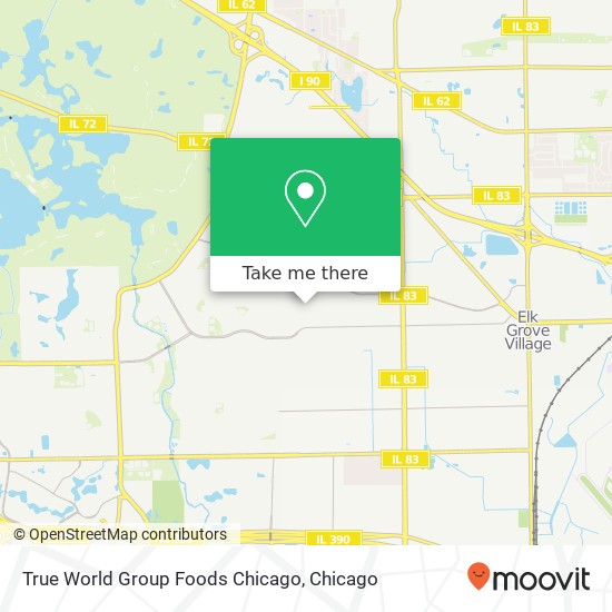 True World Group Foods Chicago map