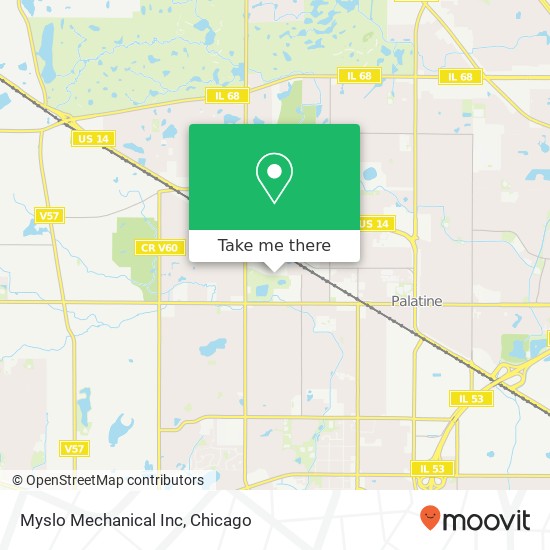 Mapa de Myslo Mechanical Inc