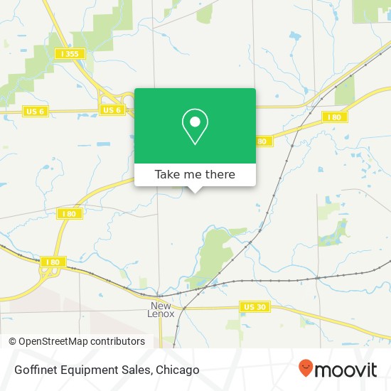 Goffinet Equipment Sales map