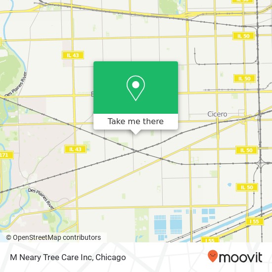 M Neary Tree Care Inc map