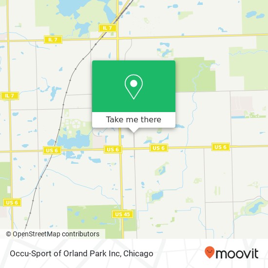 Occu-Sport of Orland Park Inc map