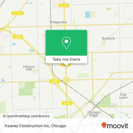 Keaney Construction Inc map