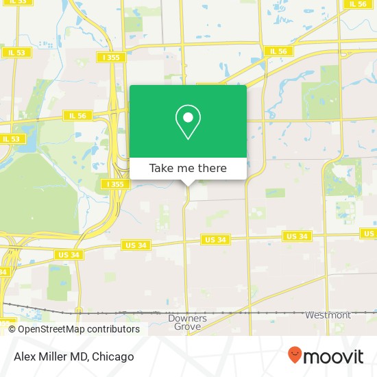 Alex Miller MD map