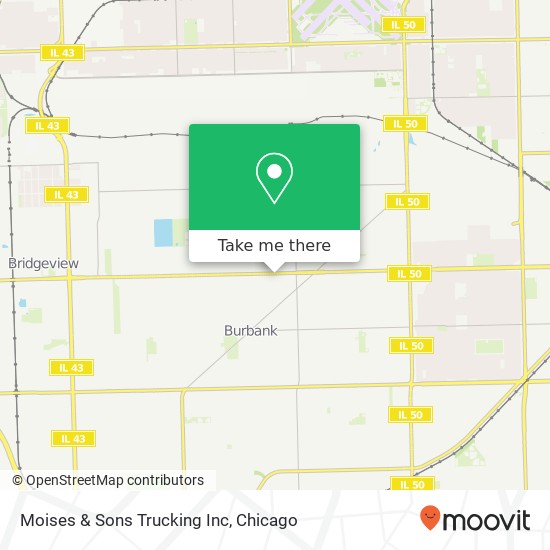 Moises & Sons Trucking Inc map