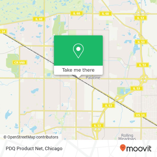 PDQ Product Net map