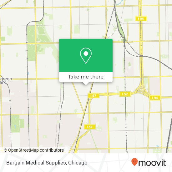 Mapa de Bargain Medical Supplies