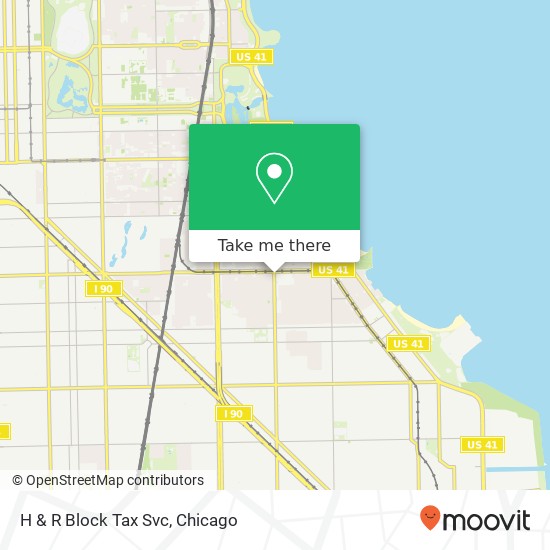 H & R Block Tax Svc map