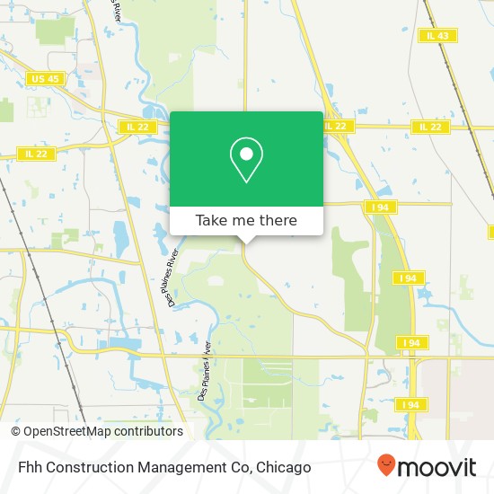 Fhh Construction Management Co map