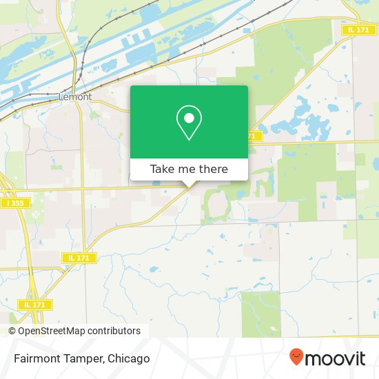 Fairmont Tamper map