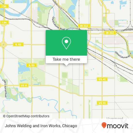 Mapa de Johns Welding and Iron Works