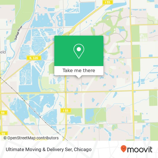 Mapa de Ultimate Moving & Delivery Ser