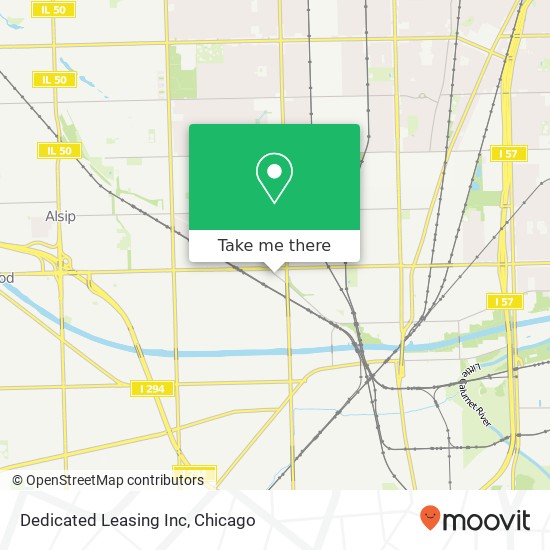 Dedicated Leasing Inc map