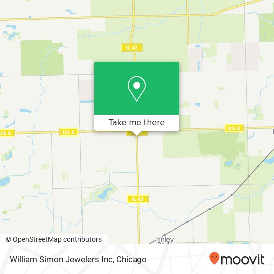William Simon Jewelers Inc map