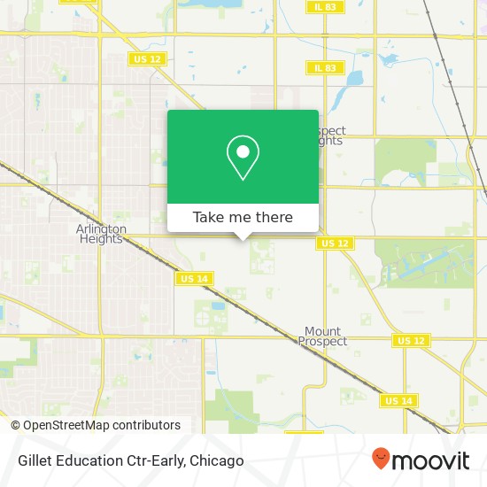 Gillet Education Ctr-Early map