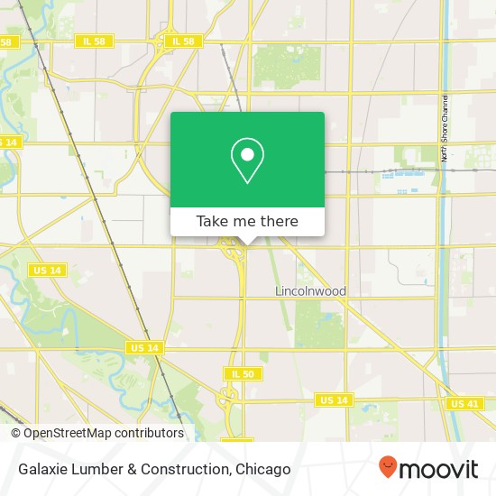 Galaxie Lumber & Construction map