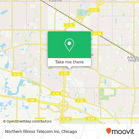 Northern Illinois Telecom Inc map