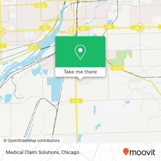 Medical Claim Solutions map