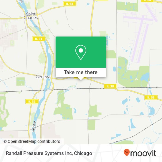 Mapa de Randall Pressure Systems Inc
