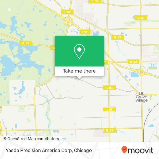 Mapa de Yasda Precision America Corp