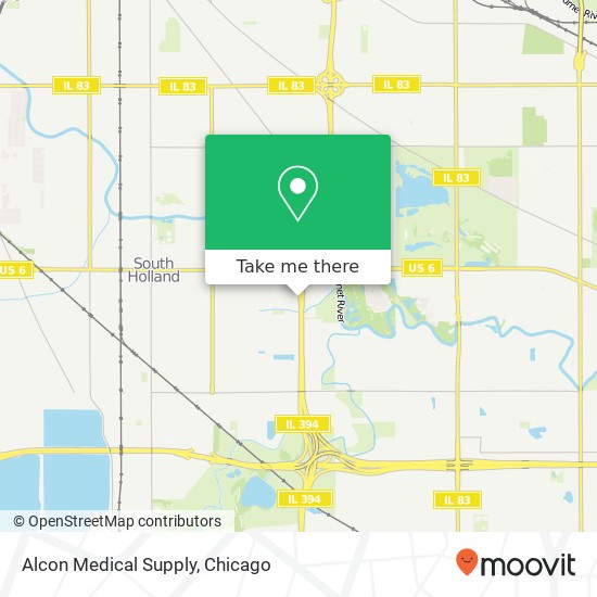 Alcon Medical Supply map