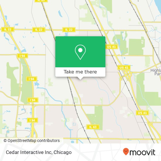 Cedar Interactive Inc map