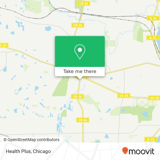 Health Plus map