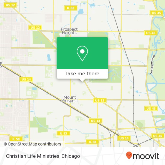 Christian Life Ministries map